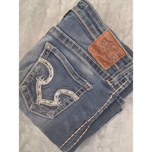 BIG STAR Maddie Womens 30Lx31 Mid Rise Fit Bootcut Flare Cowgirl Chic Jeans